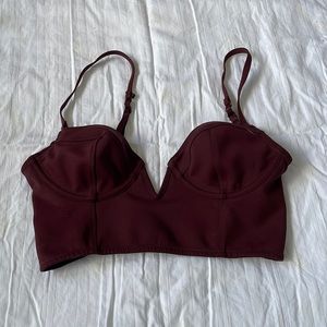 Free People scuba crop top